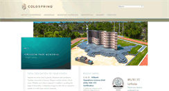 Desktop Screenshot of coldspringusa.com